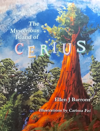 Book cover with image of giant sequoia tree.