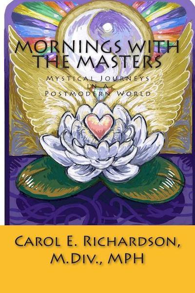 Book cover with Yin and Yang symbol above wings, heart and flower.