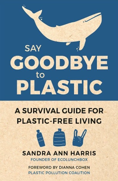 Book cover with whale and plastic trash.