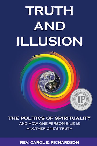 Book cover with colorful Yin and Yang symbol.