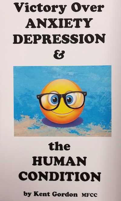 Book cover with smiling ball wearing glasses.